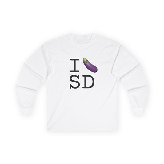"I Eggplant South Dakota" Long Sleeve Shirt