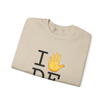 "I Stop (Raised Hand) Delaware" Sweatshirt