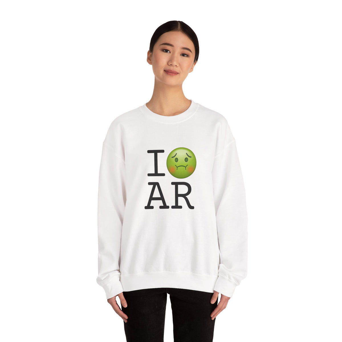"I'm Nauseous about Arkansas" Sweatshirt