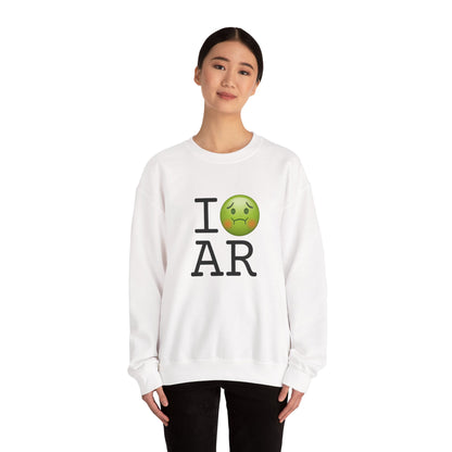 "I'm Nauseous about Arkansas" Sweatshirt