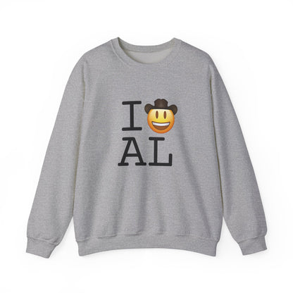 "I'm a Cowboy or Cowgirl in Alabama" Sweatshirt