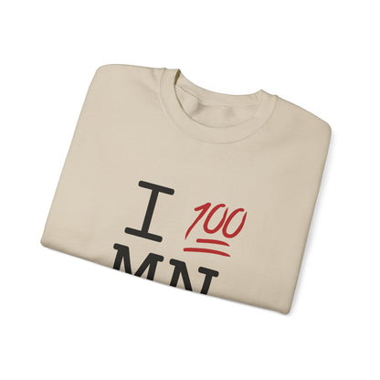 "I Keep it 100 in Minnesota" Sweatshirt