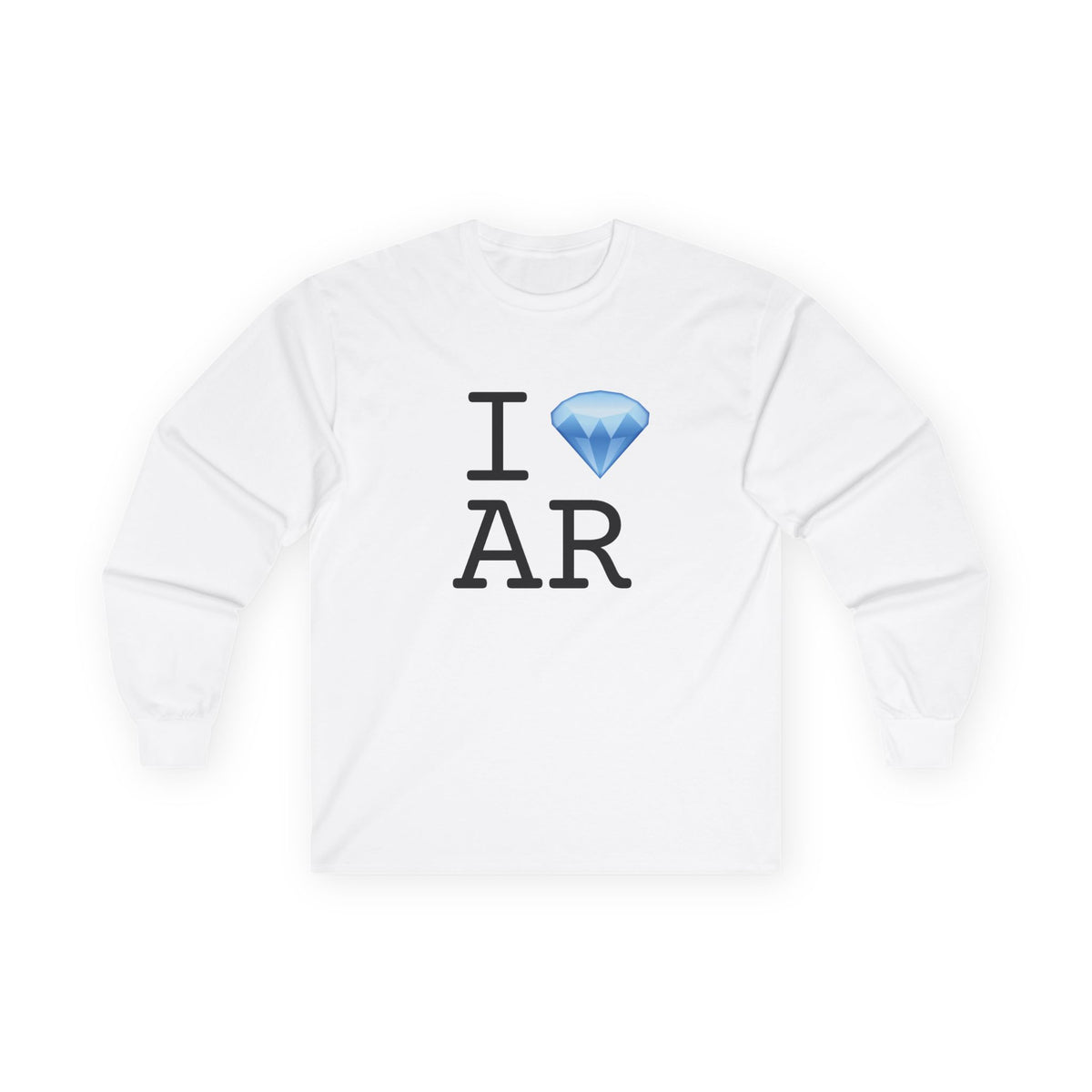 "I Diamond Arkansas" Long Sleeve Shirt