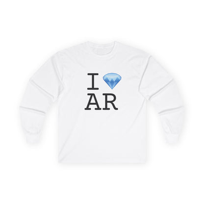 "I Diamond Arkansas" Long Sleeve Shirt