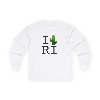 "I Cactus Rhode Island" Long Sleeve Shirt