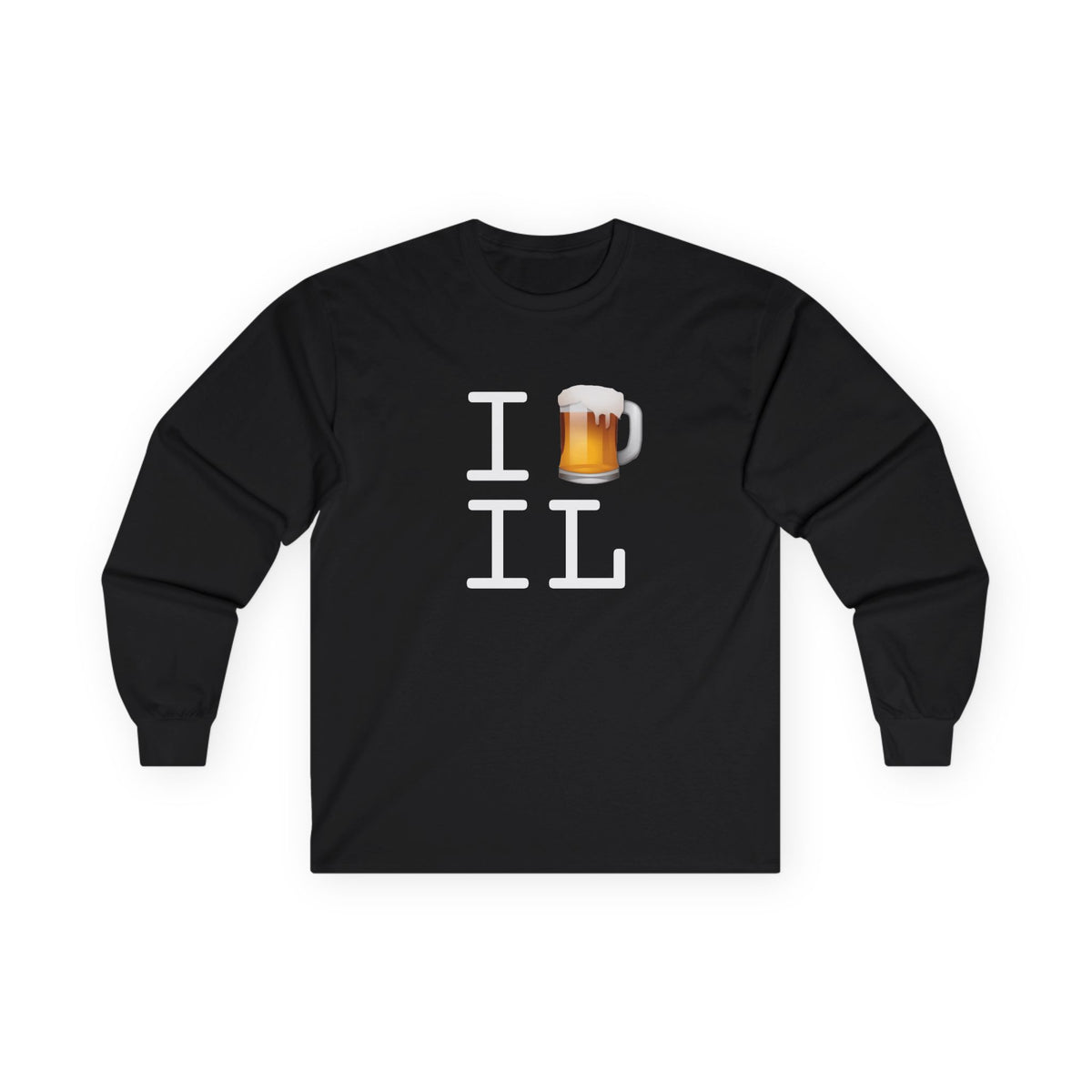 "I Beer Illinois" Long Sleeve Shirt