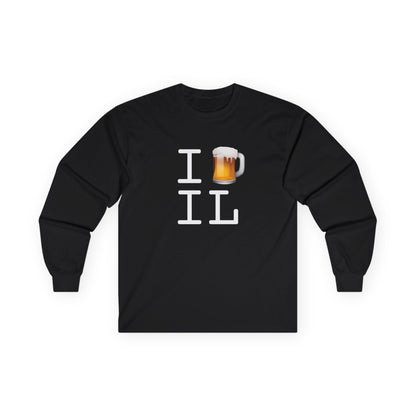 "I Beer Illinois" Long Sleeve Shirt