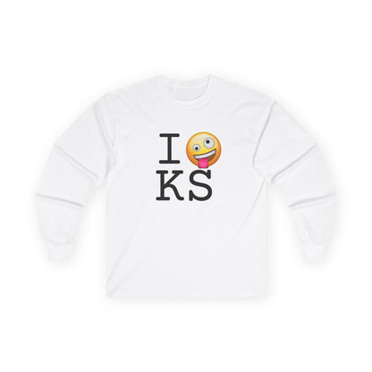 "I'm Crazy about Kansas" Long Sleeve Shirt