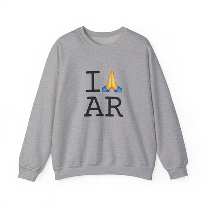 "I Pray for Arkansas" Sweatshirt