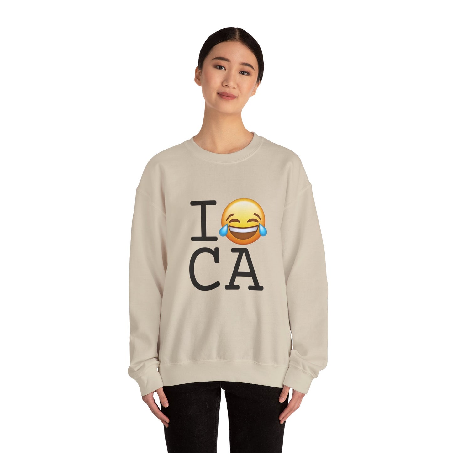 "I'm Laughing at California" Sweatshirt