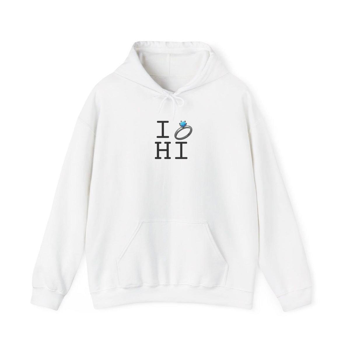 "I'm Married to (Diamond Ring) Hawaii" Hoodie