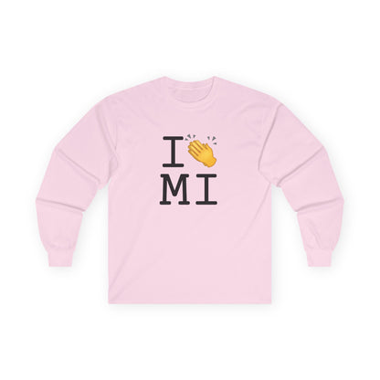 "I Applaud Michigan" Long Sleeve Shirt