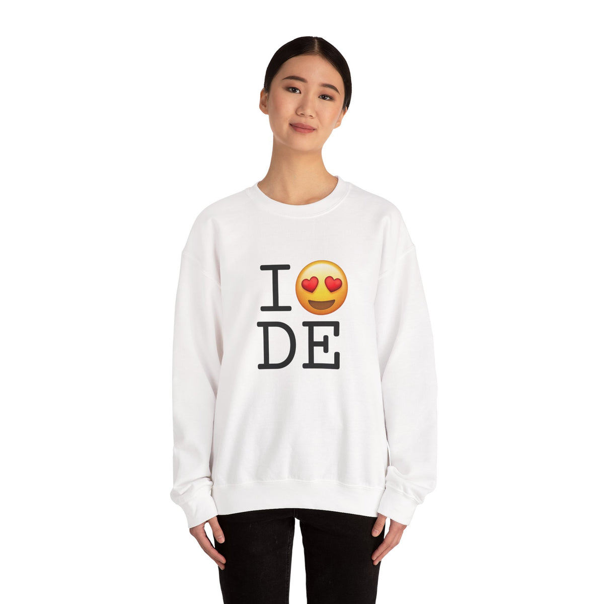 "I have Heart Eyes for Delaware" Sweatshirt