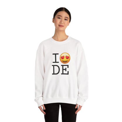 "I have Heart Eyes for Delaware" Sweatshirt