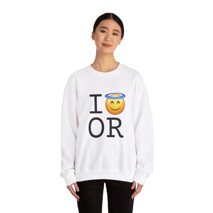 "I'm an Angel in Oregon" Sweatshirt