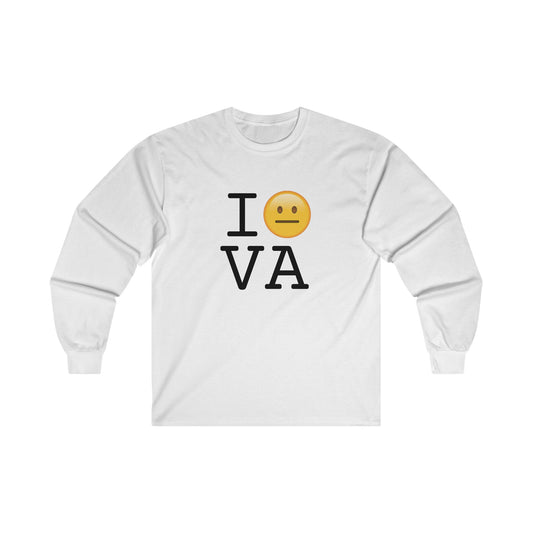 "I'm Neutral About Virginia" Long Sleeve Shirt