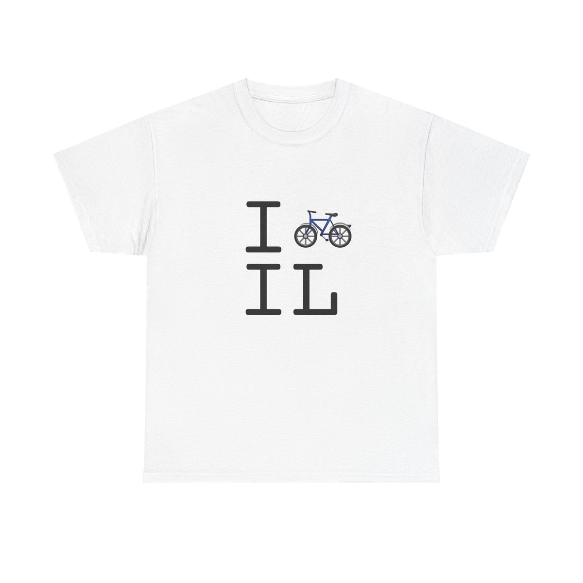 "I Bicycle Illinois" Tee