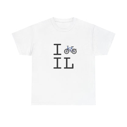 "I Bicycle Illinois" Tee