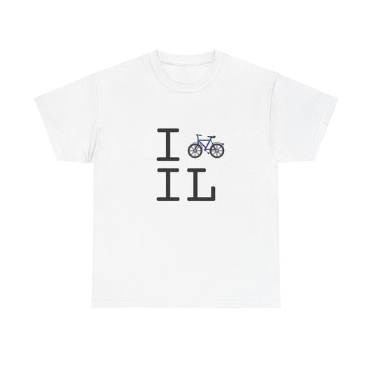 "I Bicycle Illinois" Tee