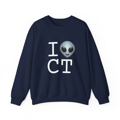 "I Feel Alien in Connecticut" Sweatshirt
