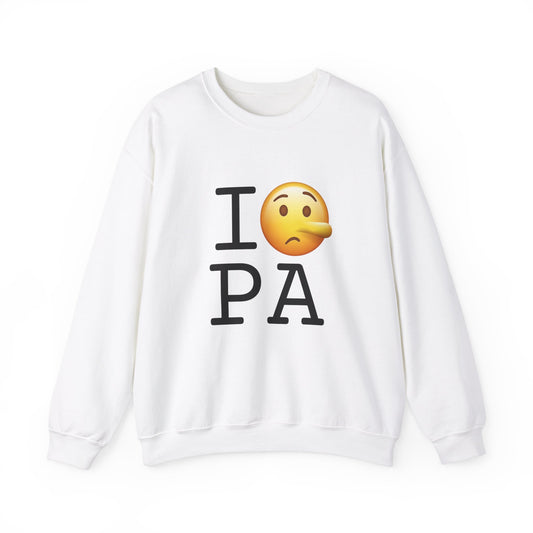 "I Lie about Pennsylvania" Sweatshirt