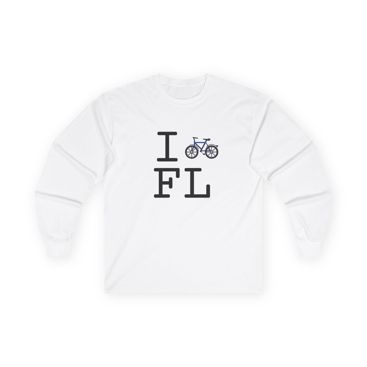 "I Bicycle Florida" Long Sleeve Shirt