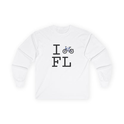 "I Bicycle Florida" Long Sleeve Shirt