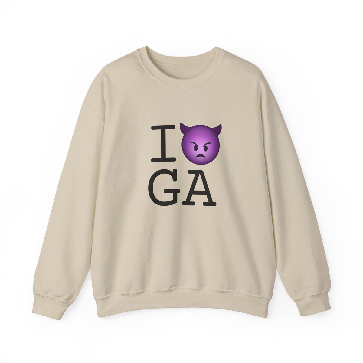 "I'm an Angry Devil about Georgia" Sweatshirt