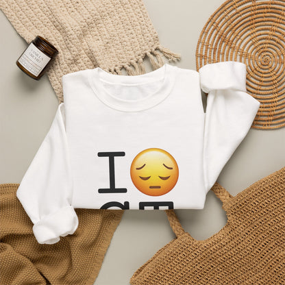 "I'm Depressed about Connecticut" Sweatshirt