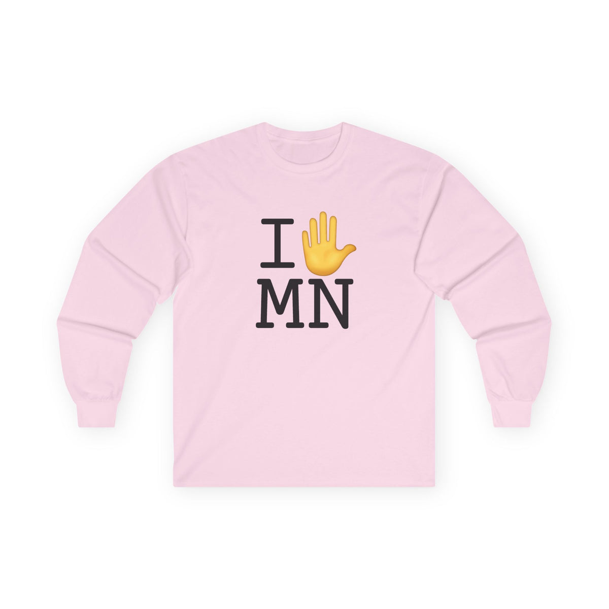 "I Stop (Raised Hand) Minnesota" Long Sleeve Shirt