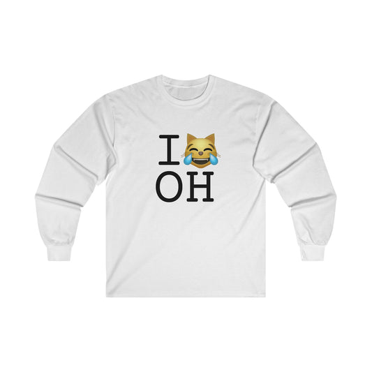 "I'm Laughing like a Cat at Ohio" Long Sleeve Shirt