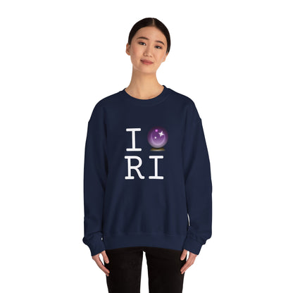 "I Predict the Future (Crystal Ball) of Rhode Island" Sweatshirt