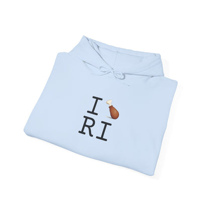 "I Chicken Drumstick Rhode Island" Hoodie