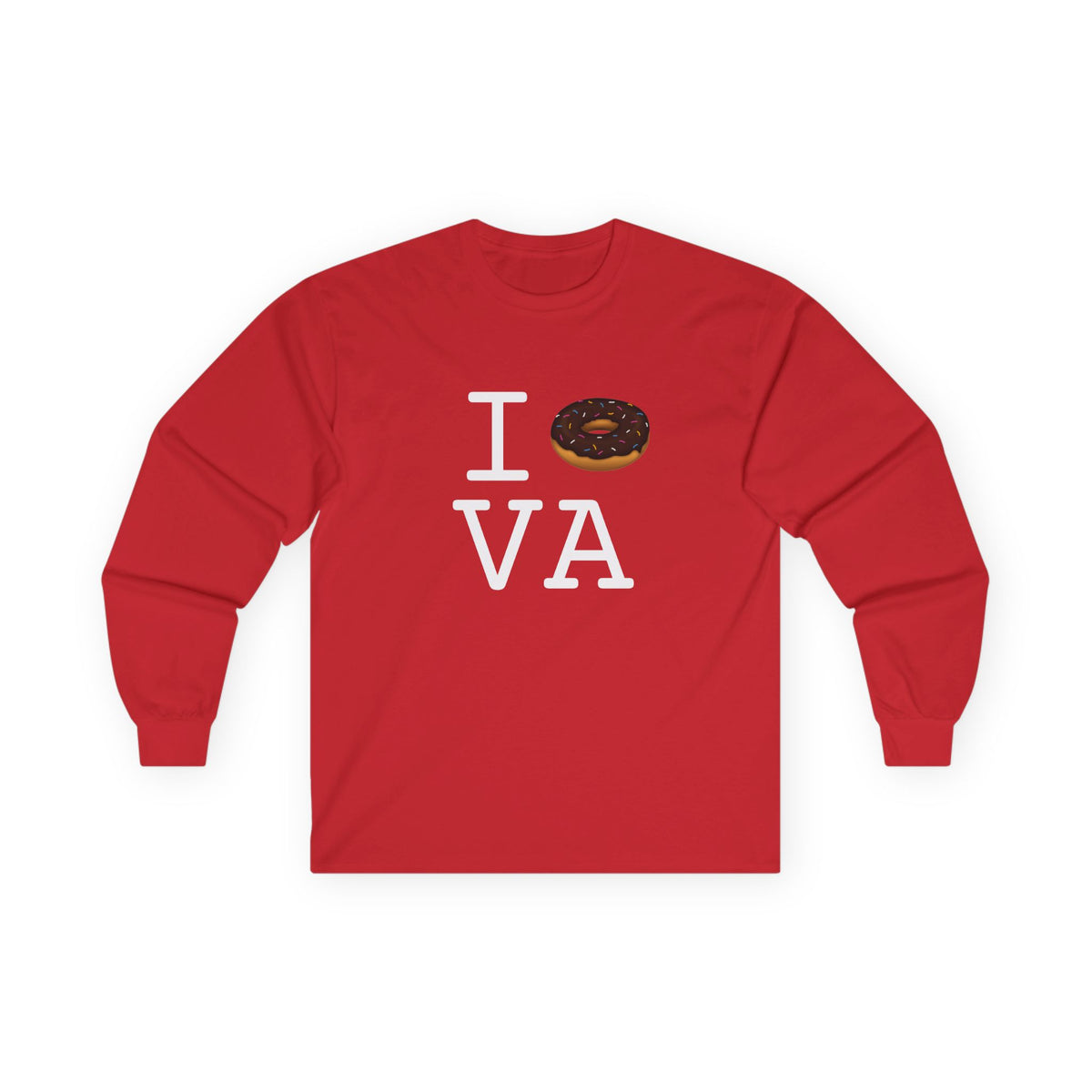 "I Donut Virginia" Long Sleeve Shirt