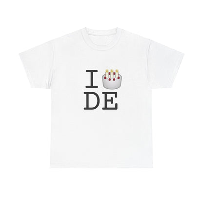 "I Birthday Cake Delaware" Tee