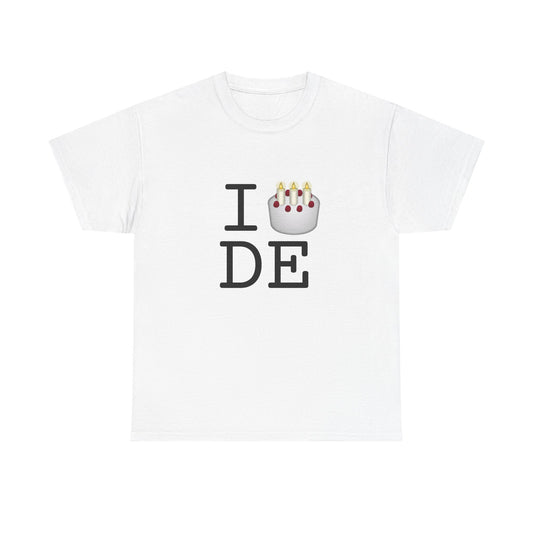 "I Birthday Cake Delaware" Tee