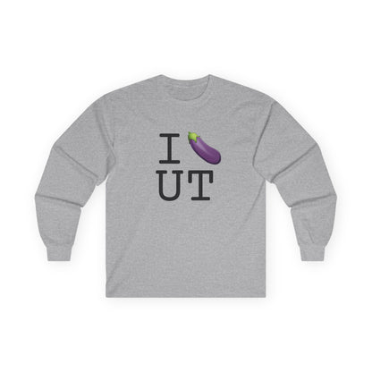 "I Eggplant Utah" Long Sleeve Shirt