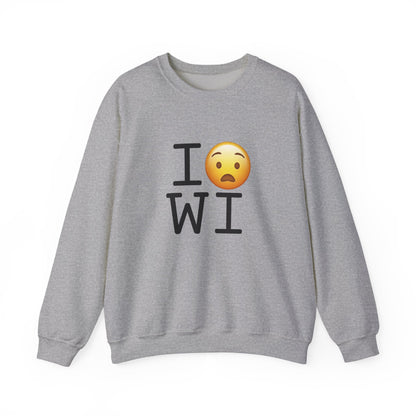 "I'm Anguished about Wisconsin" Sweatshirt