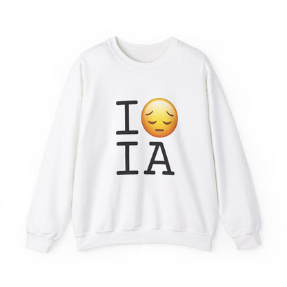 "I'm Depressed about Iowa" Sweatshirt