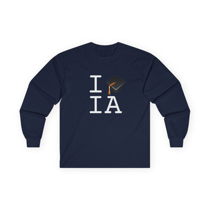 "I Graduate Iowa" Long Sleeve Shirt