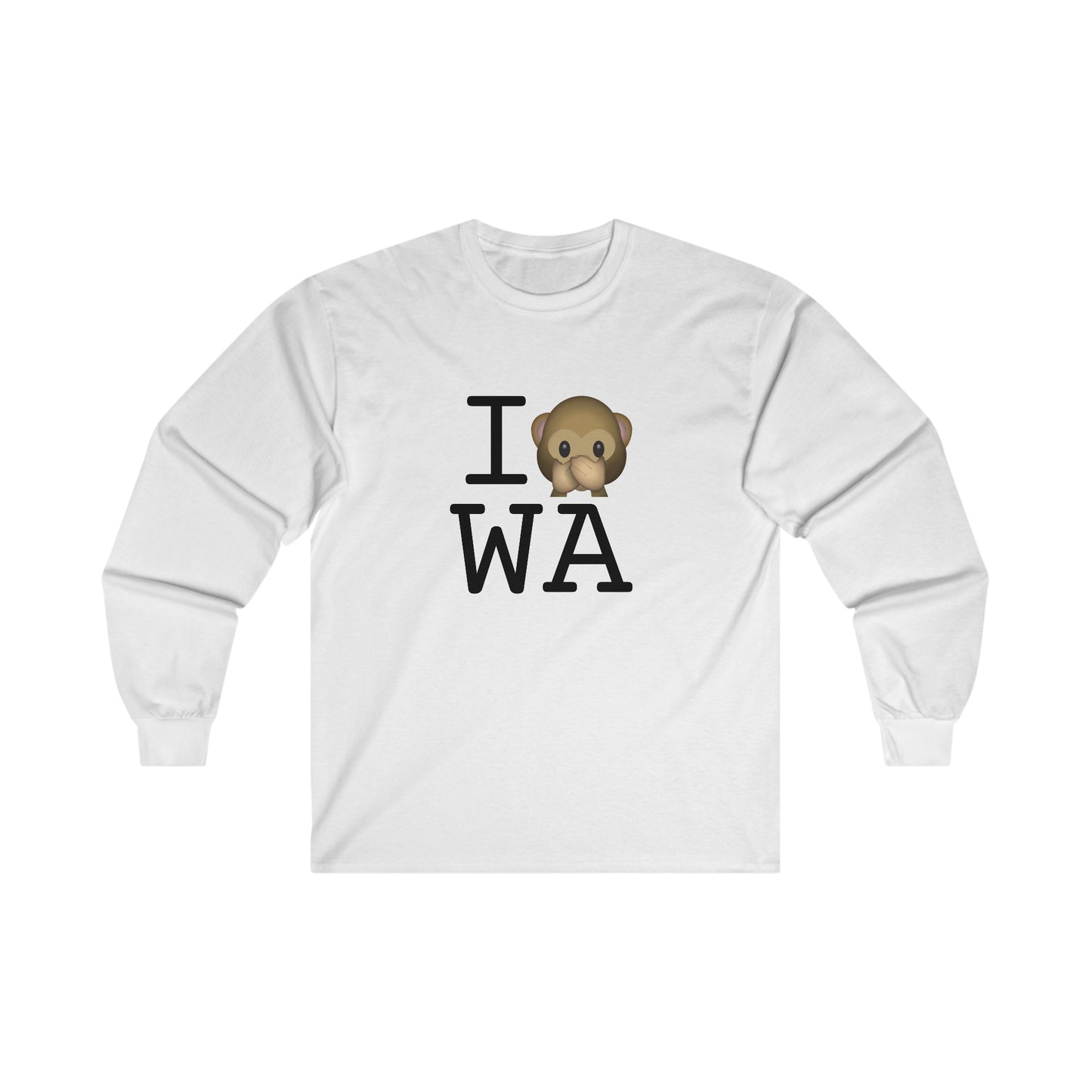 "I Don't Speak about Washington" Long Sleeve Shirt