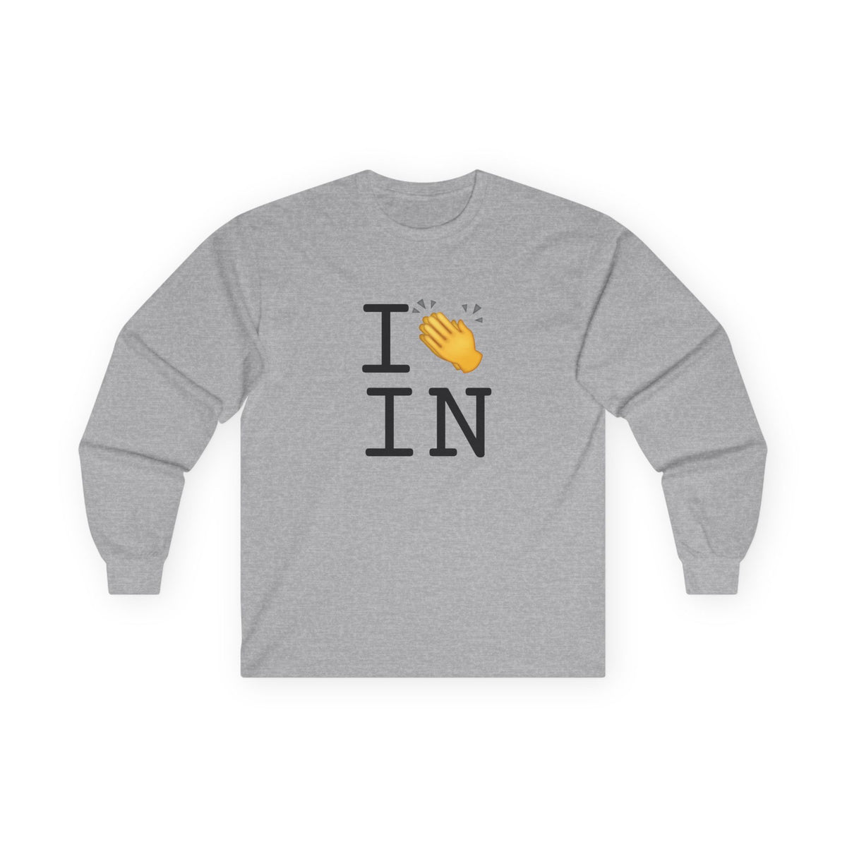 "I Applaud Indiana" Long Sleeve Shirt