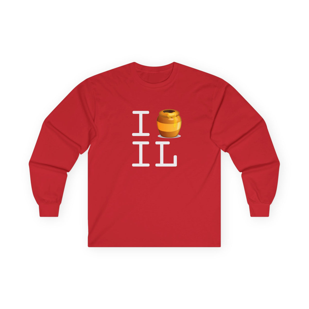 "I Honey Illinois" Long Sleeve Shirt