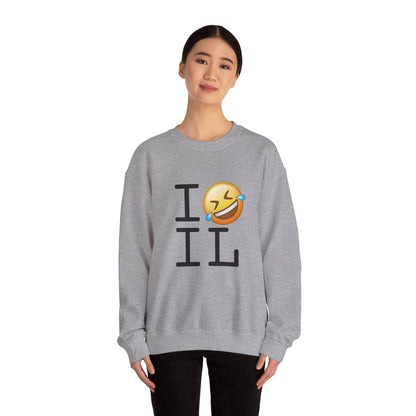 "I Laugh Hard (LMFAO) at Illinois" Sweatshirt