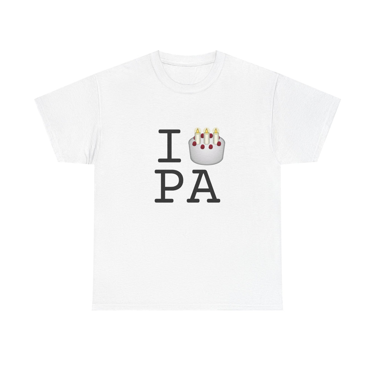 "I Birthday Cake Pennsylvania" Tee
