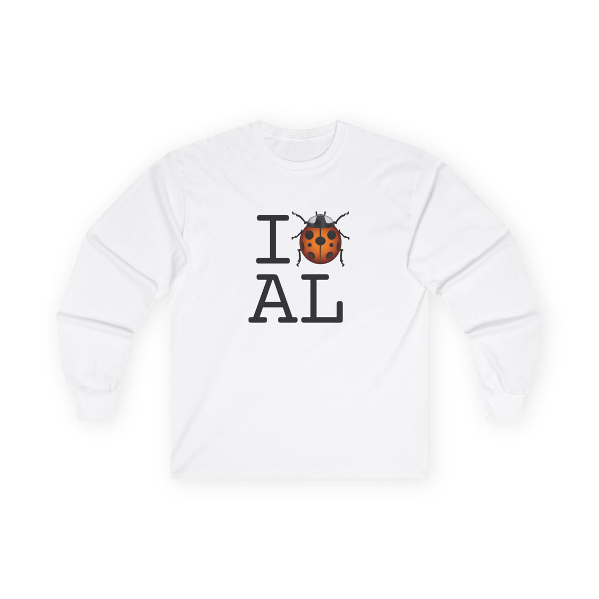 "I Ladybug Alabama" Long Sleeve Shirt