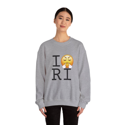 "I'm Furious about Rhode Island" Sweatshirt