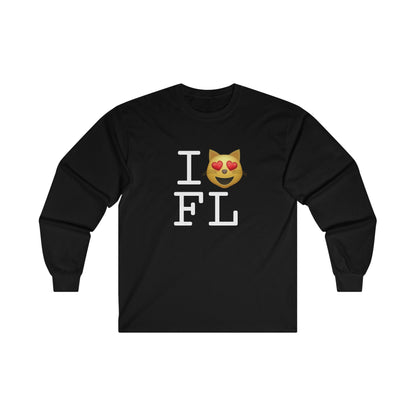 "I'm a Cat that Loves Florida" Long Sleeve Shirt