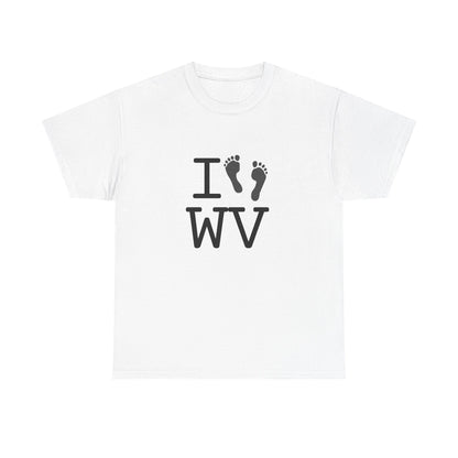 "I leave Footsteps in West Virginia" Tee
