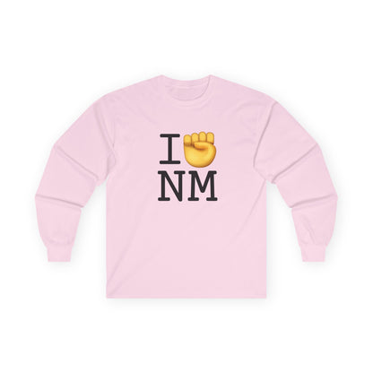 "I Raise my Fist with New Mexico" Long Sleeve Shirt